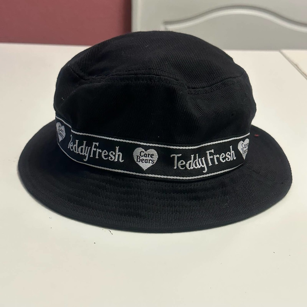 Teddy Fresh Care Bears bowler hat black  *RARE*